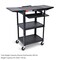Luxor Steel, 300 lbs Load Capacity, 24-42 in L, 24 in W, 24 - 42 in H UCMT1KBDL - alternate 2